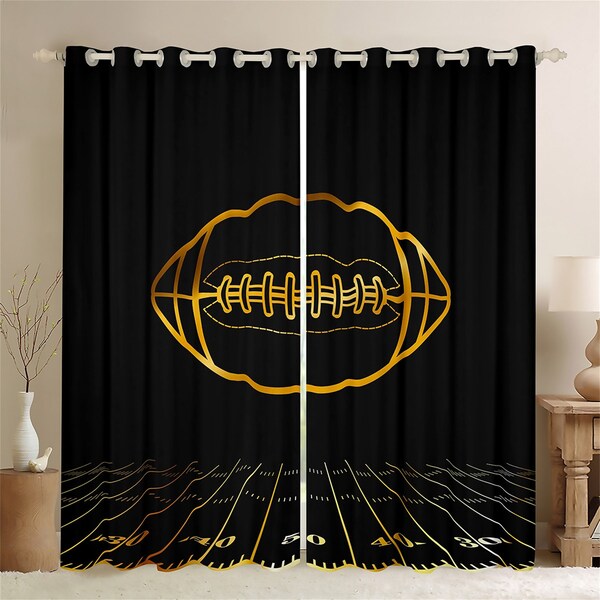 Sports Curtains Etsy