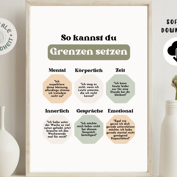 Psychologieposter · Therapieposter · Geestelijke gezondheid · Poster downloaden · Psychologiedecoratie · Psychotherapieposter · DGT, CGT · Pdf