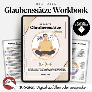 Dissolving Beliefs Workbook | Recognizing and Transforming Negative Thought Patterns | Self-Help for Self-Doubt | Mindset Coaching