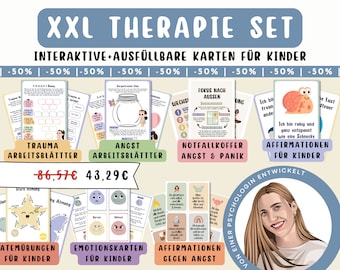 Materiales de terapia Psicoterapia para niños Tarjetas de terapia Salud mental Terapia ocupacional Psicología Terapeutas Terapia conductual Ansiedad TEPT