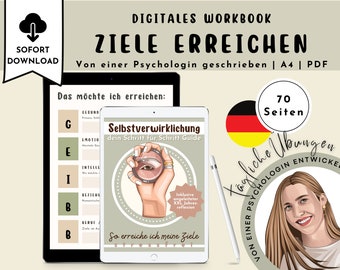 Erfolgsjournal digital Mentale Gesundheit · Ziele erreichen · Erfolgsplaner · Produktivität Planer · Selbstfindung · Psychologie online