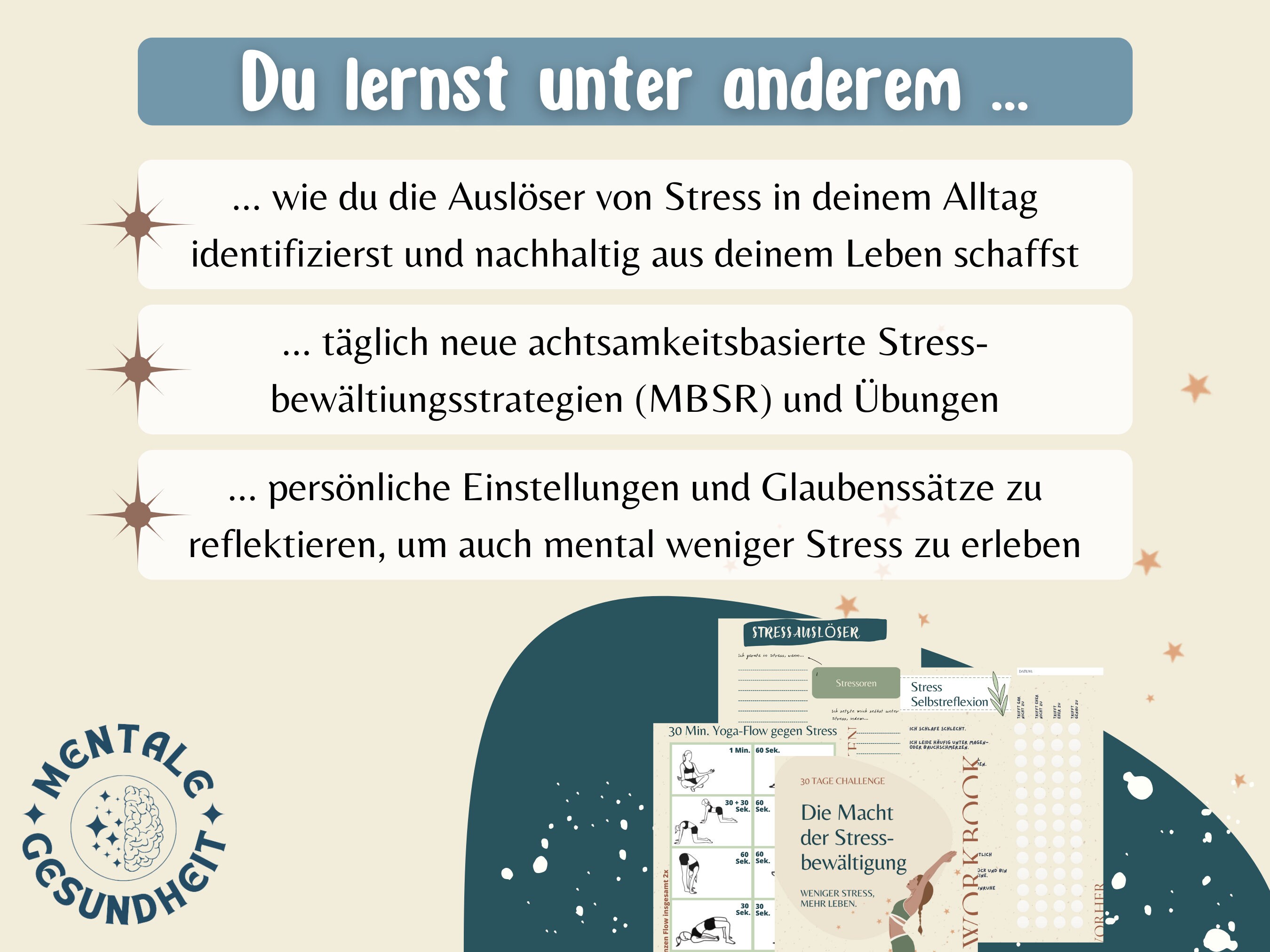 Stress Journal Digital Download Pdf Relaxation Gift Woman Self - Etsy