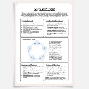 Foglio informativo sui disturbi d'ansia Psicoterapia Gestione dell'ansia Salute mentale Consulenza sistemica Coaching Paura Panico PDF Download