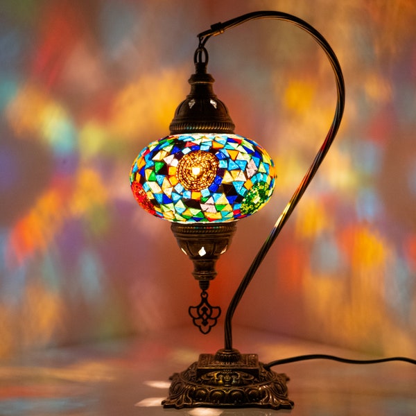 Mosaik Tischlampe Mosaiklampe Handgefertigte Orientalische Marokkanische Lampe