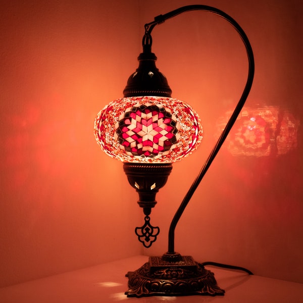 Orientalische Marokkanische Mosaik Tischampe Handgefertigte Dekorative Türkische Mosaiklampe