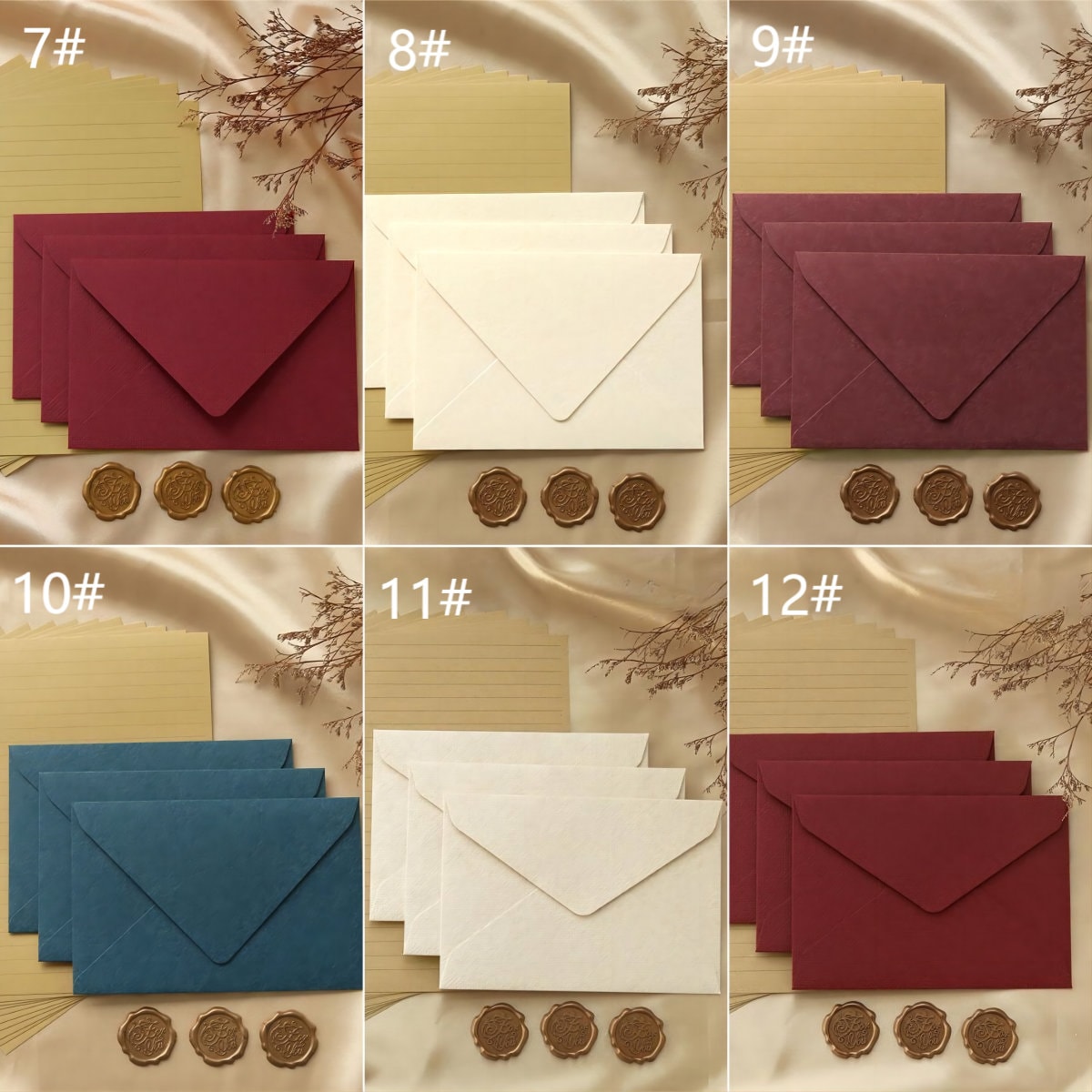 Vintage Envelope Linen Kraft Paper Envelope Wedding Etsy Australia