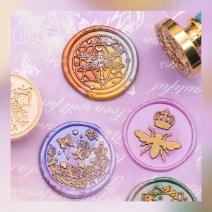 Tier Insekt Serie Wachs Siegel Stempel Hochzeitseinladung Hochzeitssiegel Stempel Wachsstempel Brauch