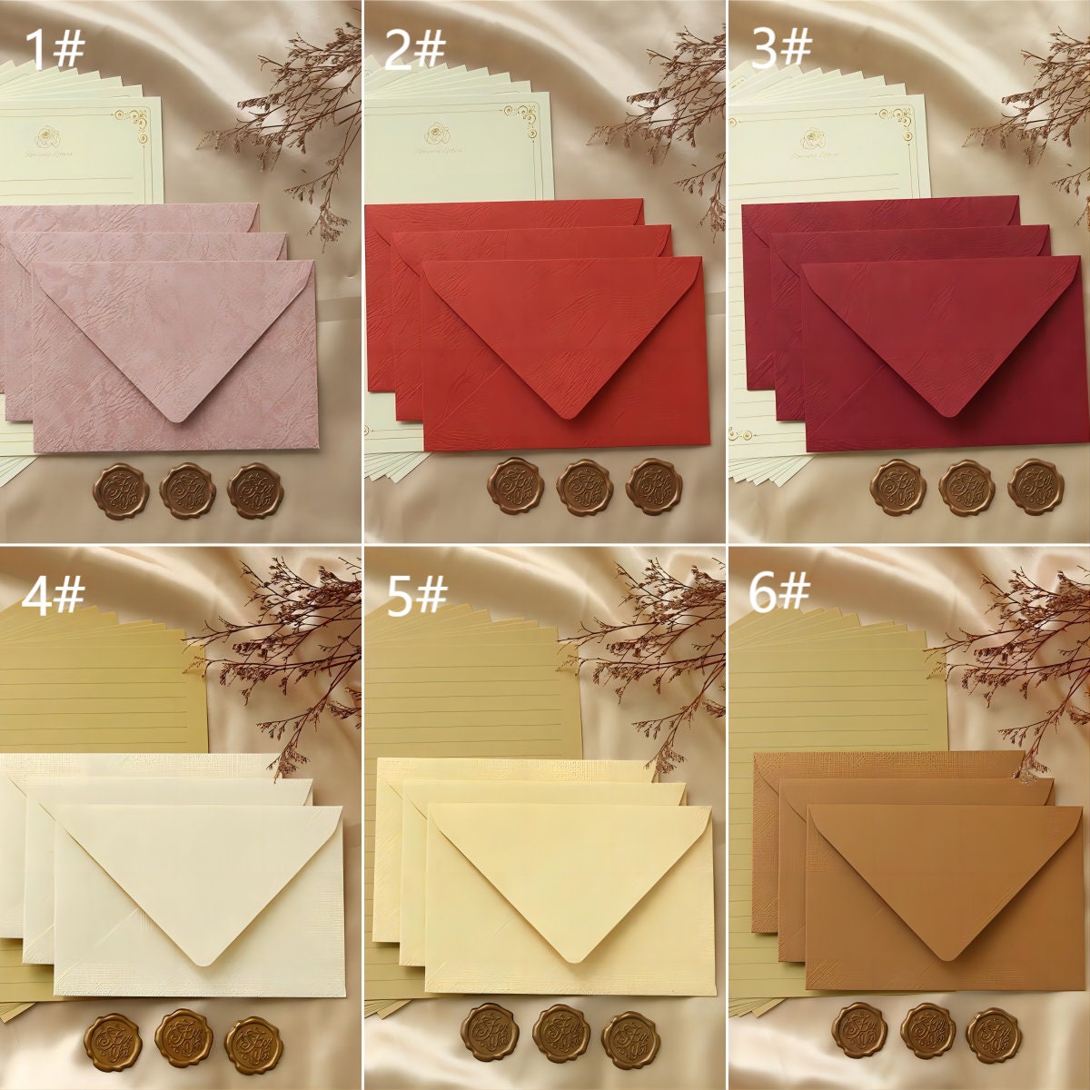 Vintage Envelope Linen Kraft Paper Envelope Wedding Etsy Australia