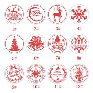 Feliz Natal! selo de cera carimbo personalizado convite de casamento selo de casamento carimbo de cera personalizado