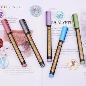 Lack Wachs Malstift, Wasserstift Marker, Malnotiz Nummer Stift, Hochzeitseinladung Wachs schmelzen Siegelperle Wachs Versiegelungsset