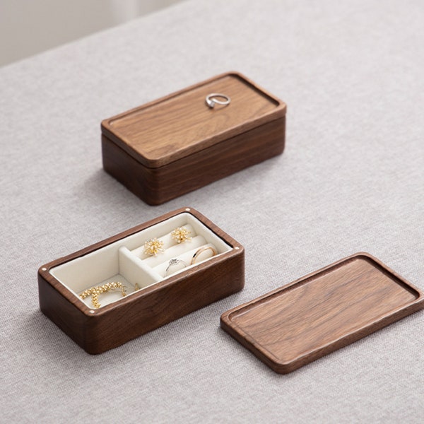 Wood Jewelry Box Etsy