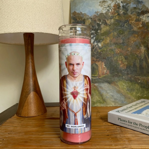 Saint Mr. Worldwide Prayer Candle