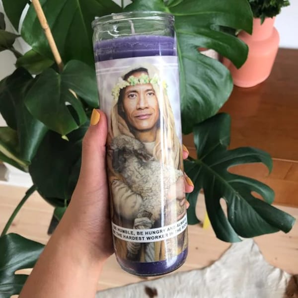 Saint Dwayne Prayer Candle