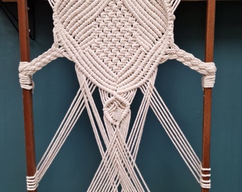 Macrame hanging wall-frame