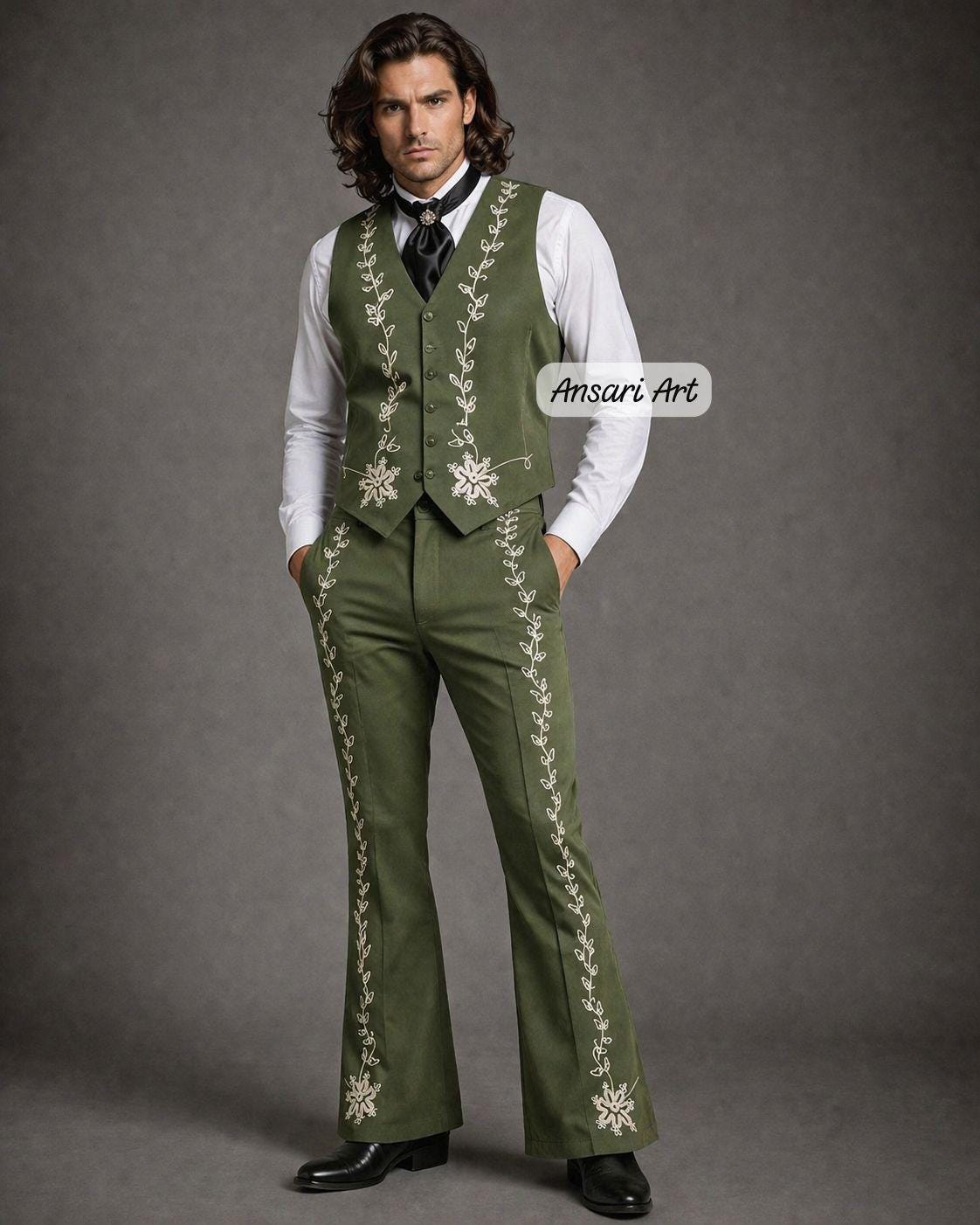 Sage Suit Pants Men - Etsy