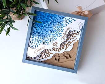 13th anniversary gift for him her lace anniversary gift for wife husband 13 year wedding anniversary present 13 years of marriage couple