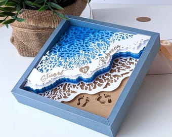 Lace 13th wedding anniversary gift for him her wife husband 13 years together present