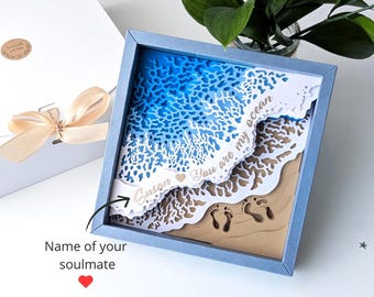 10th anniversary gift for husband wife 10 year anniversary gift for him her tin wedding anniversary present 10 years married couple together