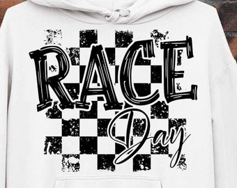 Distressed Black Race Day Png. Grunge Checkered Flag Racing Life Design For Shirt Retro Race Vibes Files Download