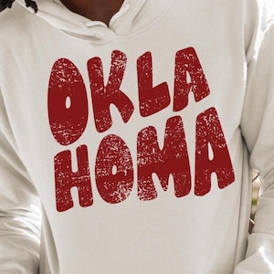 Oklahoma Game day distressed PNG files. Oklahoma footbal baseball Basketball Download,  Mascot Team Png.