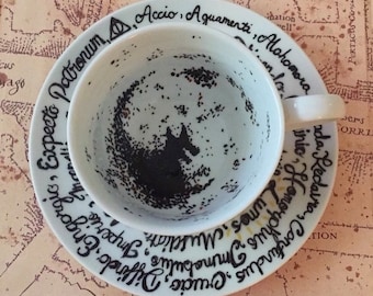 Grim Tea cup & Saucer Divination Spells