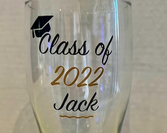 Personalised Graduation Pint Glass