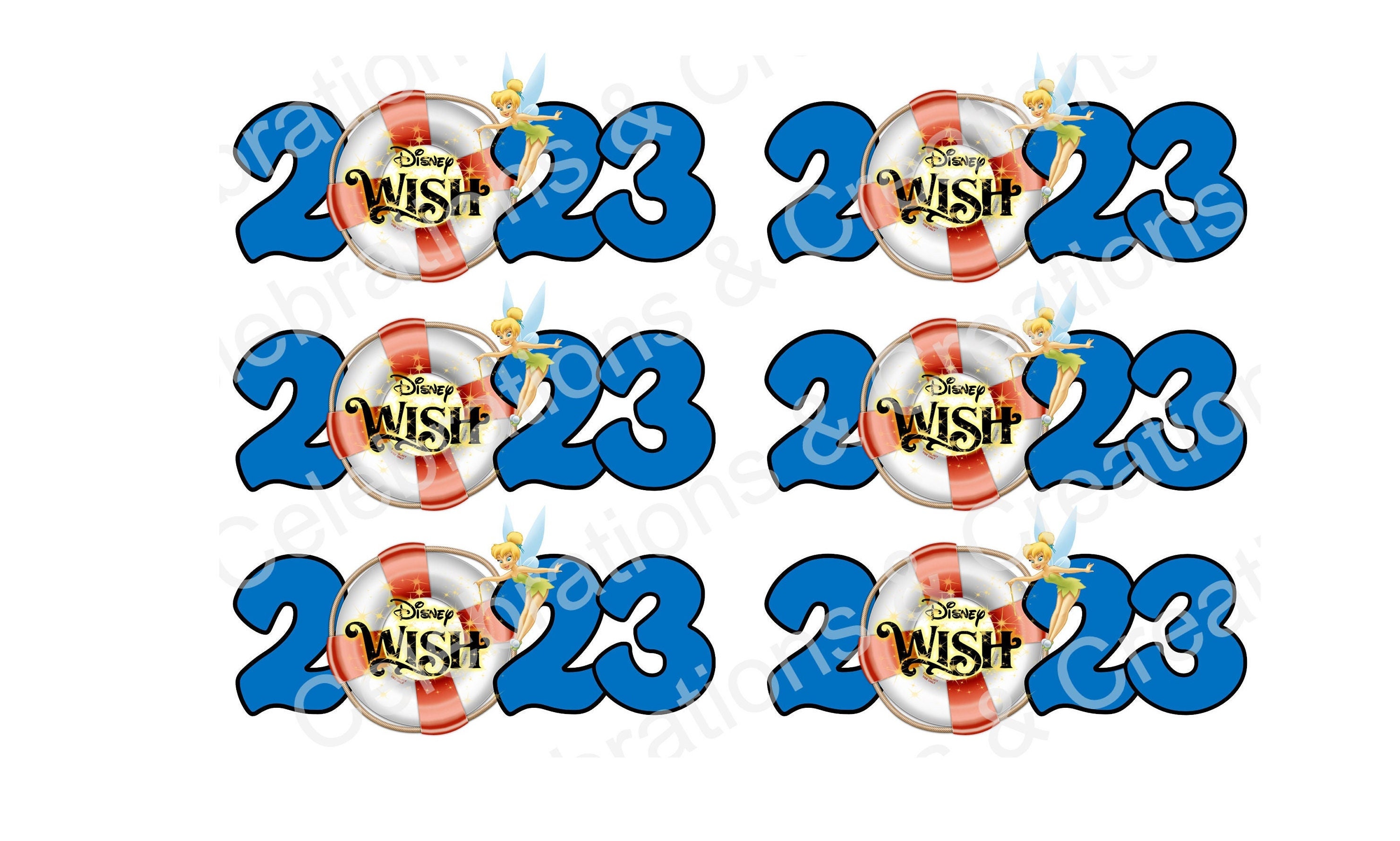 6 Disney Wish Cruise Line 2023 Pixie Dust Stateroom Door Fish Extender Gifts, DCL Etsy