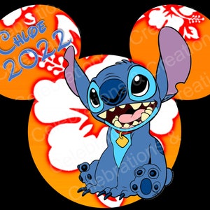 Personalised Disney Stitch stateroom character door magnet, Disney Cruise Line, DCL