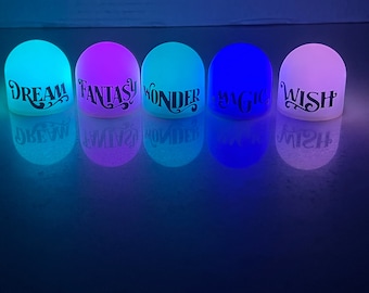 Miniluz de noche que cambia de color de Disney Cruise Line - DCL, Fish Extender Pixie Dust Gifts
