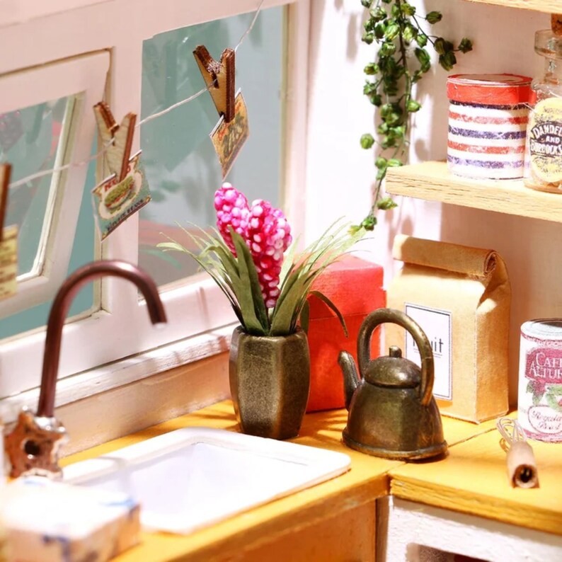 Model Kit With LED Lights by Hands Craft DIY Miniature Model Etsy