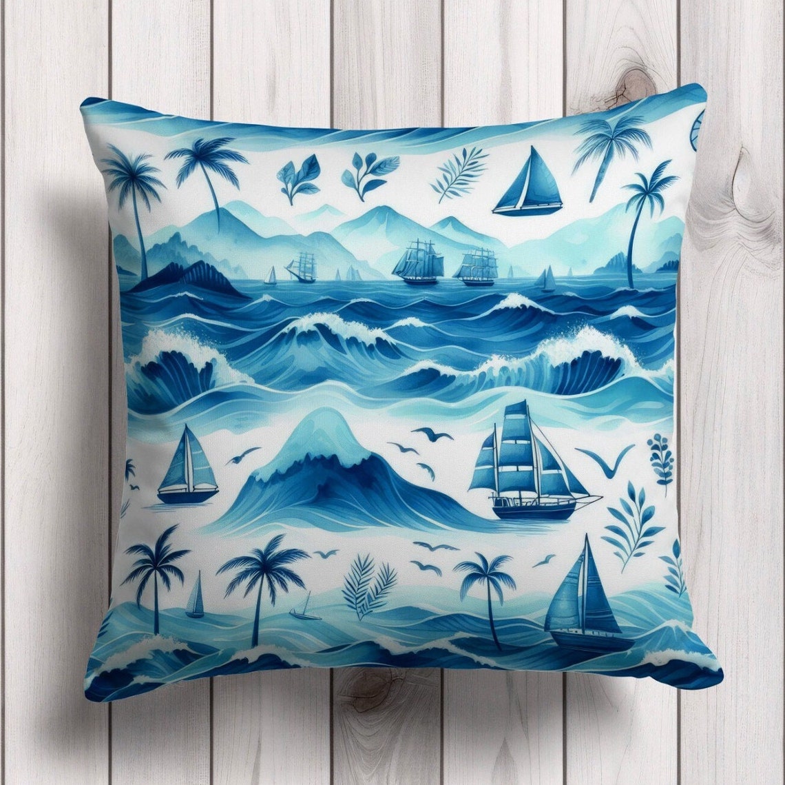 Daydream Holiday Cushion - Navy