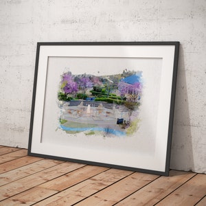 Chattanooga Coolidge Park | Fountain | Tennessee | USA - Downloadable | Digital Art