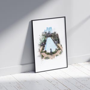 Getty Villa- Outer Peristyle Garden| Los Angeles | California-USA | Digital Art | Instant Download