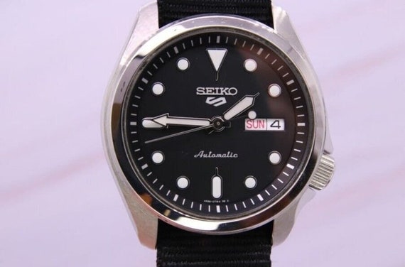 Seiko 5 Sports Men's Black Watch - SRP355K1 - image 1