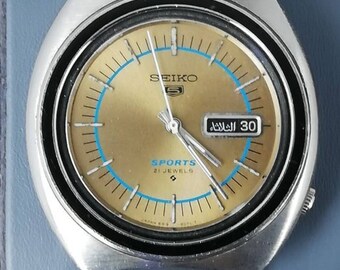 SEIKO Jumbo Sports Automatic 1970's Model Code 6319-8070 - Etsy