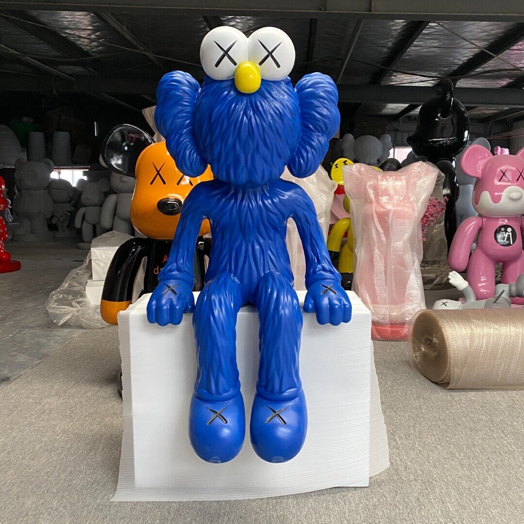 KAWS Blue Bff 5 Ft 150 Cm XXL Statue Figure Kaws Statue Etsy Australia