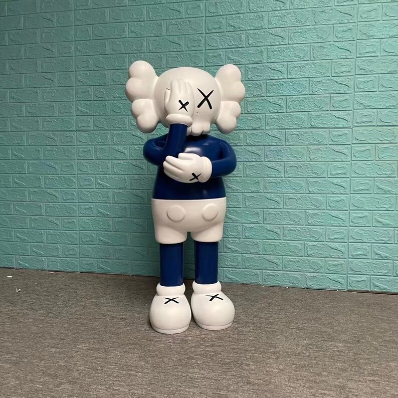 KAWS Passing 5 Ft 150 Cm XXL Statue Figure Kaws Statue Kaws Etsy