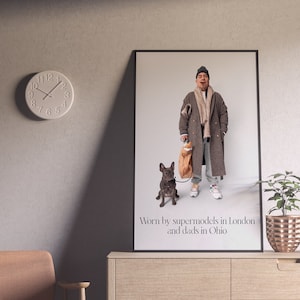New Balance 990 Print - Worn by Dads, Digital Download, Sneaker Wall Poster, New Balance Print, Sneakerhead, Printable Art, Minimal