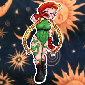 Cammy street fighter alpha/ zero 3 Sticker by watolo