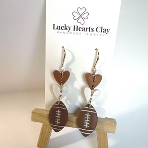 UT Longhorn Football Earrings