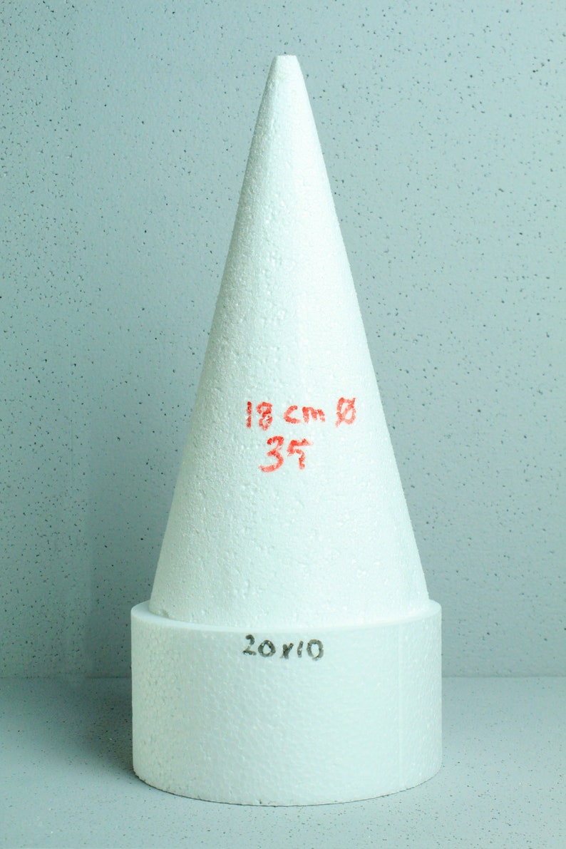 Extra Large Styrofoam Cones EPS Styrofoam Cone Shaped Foam Etsy
