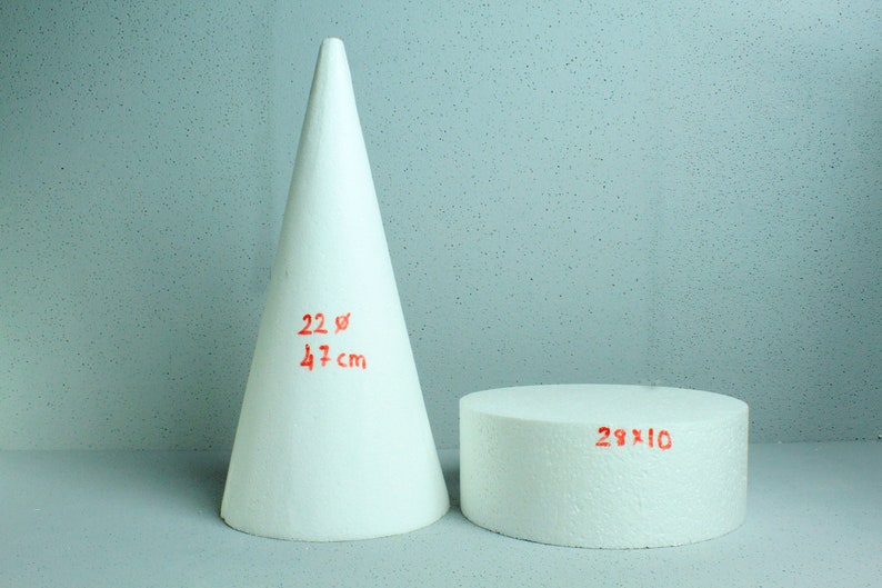 Extra Large Styrofoam Cones EPS Styrofoam Cone Shaped Foam Etsy