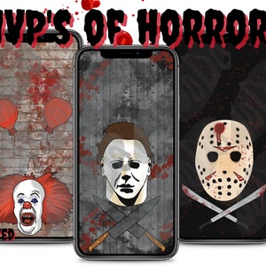 Horror Movie Villains iPhone Backgrounds Spooky and Creepy Designs for