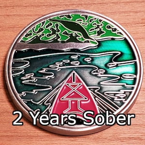 Sobriety Chip - Two Years Sober