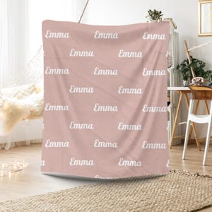 Custom Blanket Personalized Blanket for Kids Christmas Gift for Boy Christmas Gift for Girl Baby Shower Gift Toddler Gifts Baby Blanket