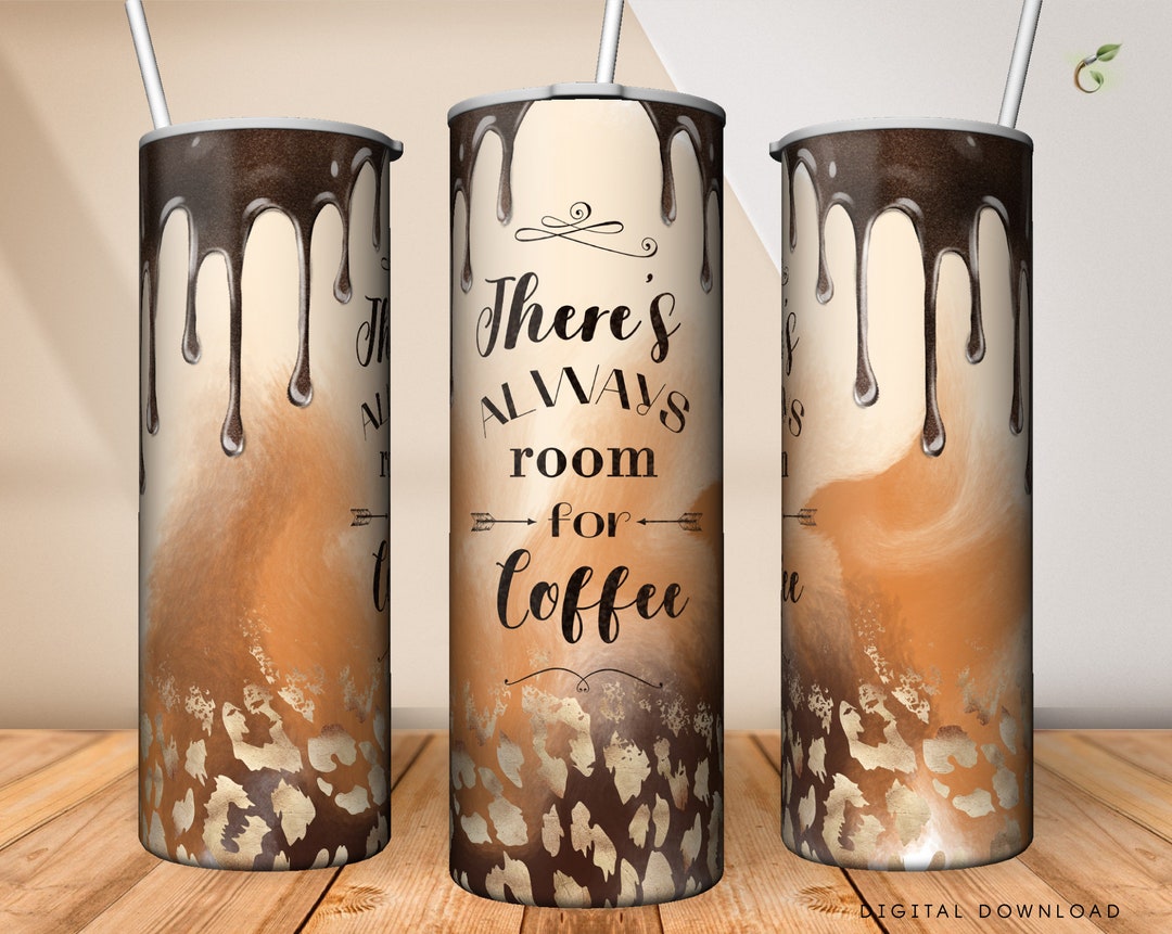 Coffee Tumbler, 20 Oz Skinny Tumbler Sublimation Design, Seamless Wrap ...
