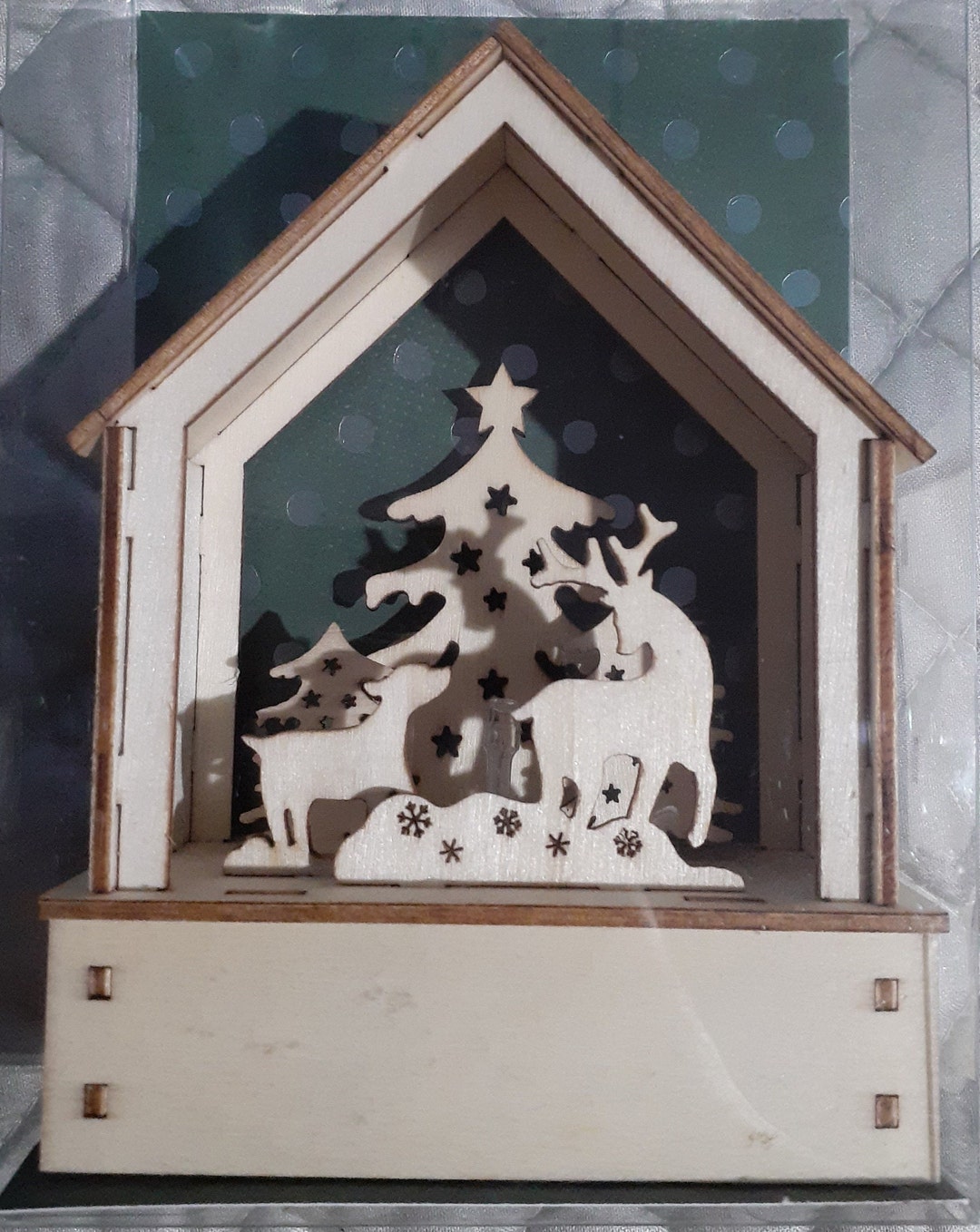 Wooden Light up Christmas Decor Etsy Australia