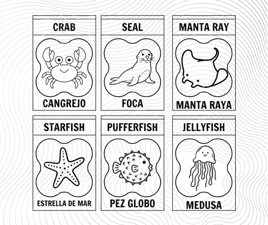 Ocean Animals Coloring Book Printable | Sea Animals Coloring Pages ...