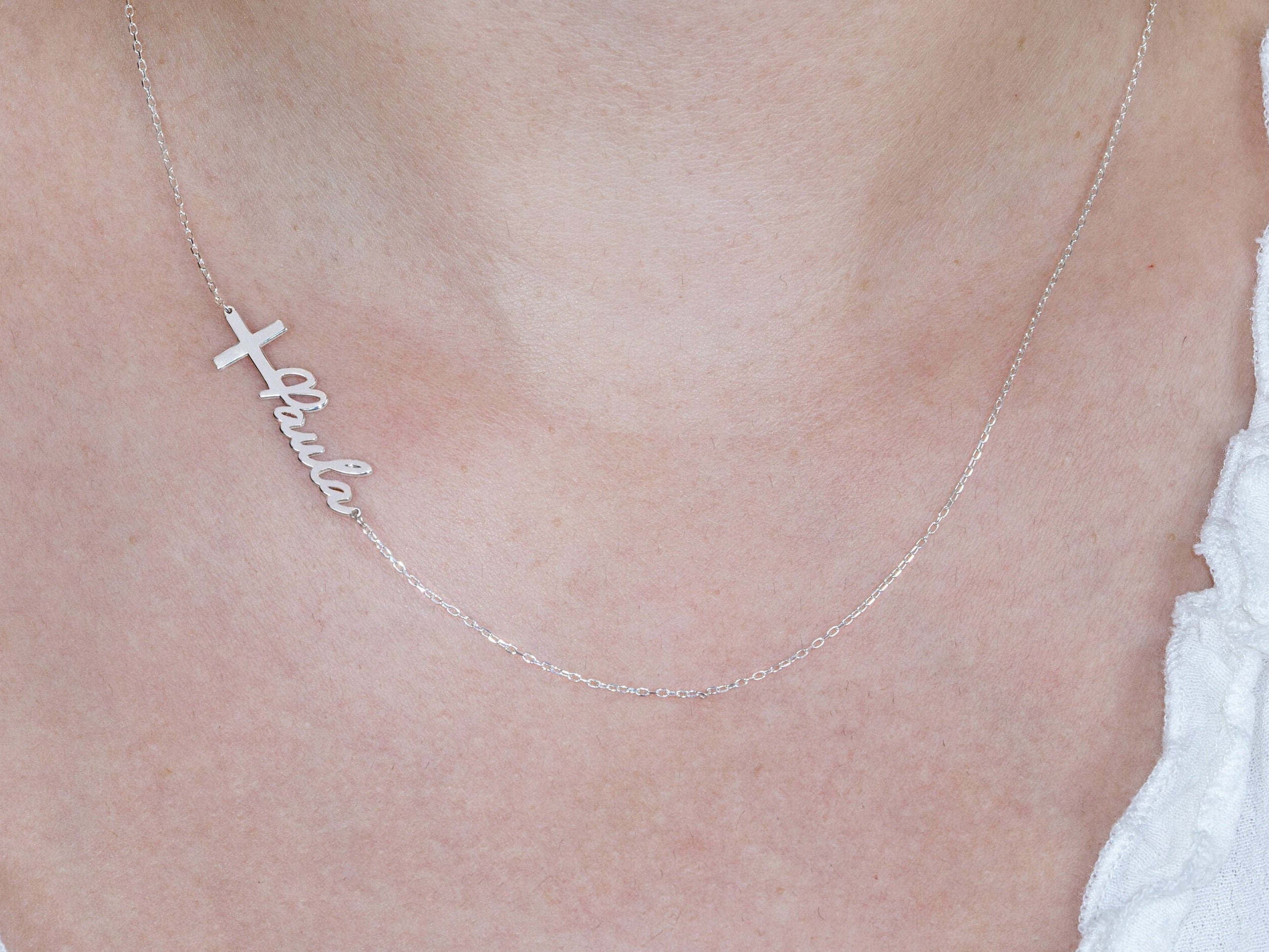 Sideways crucifix sale