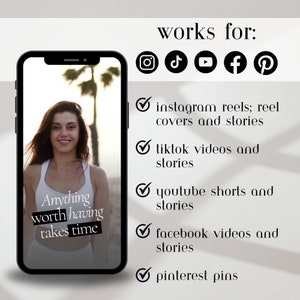 Canva Video Template, Ready to Post Social Media Templates, Instagram Video Reel Templates, Social Media Video Templates, Tiktok Template
